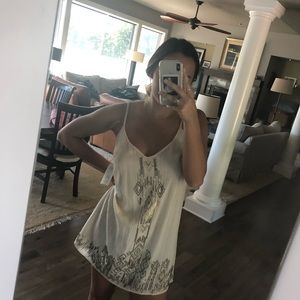 Bead Embroidered billabong dress